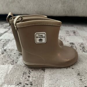 Kids Brown Rain Boots